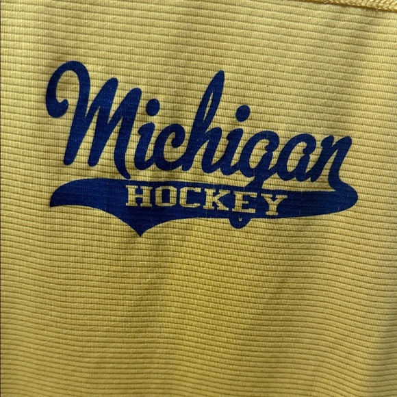 Jordan Yellow Michigan Hockey Tank Top - Picture 2 of 6